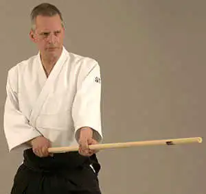 JO, trningsstav av tr fr aikido.